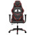Fotel Gamingowy z Ekoskóry Ergonomiczny Czarno-Czerwony do Biurka, 9445333
