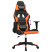 Fotel Gamingowy z Ekoskóry Ergonomiczny Czarno-Pomarańczowy do Biurka, 9445417