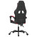 Fotel Gamingowy z Ekoskóry Obrotowy Ergonomiczny Czarno-Czerwony do Biurka, 9445429