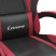 Fotel Gamingowy z Ekoskóry Obrotowy Ergonomiczny Czarno-Czerwony do Biurka, 9445430