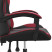 Fotel Gamingowy z Ekoskóry Obrotowy Ergonomiczny Czarno-Czerwony do Biurka, 9445431