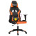 Fotel Gamingowy z Ekoskóry Ergonomiczny Czarno-Pomarańczowy do Biurka, 9445512
