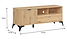 Szafka RTV Lamea 135 cm z drzwiami szufladą i półką dąb artisan, 9446542