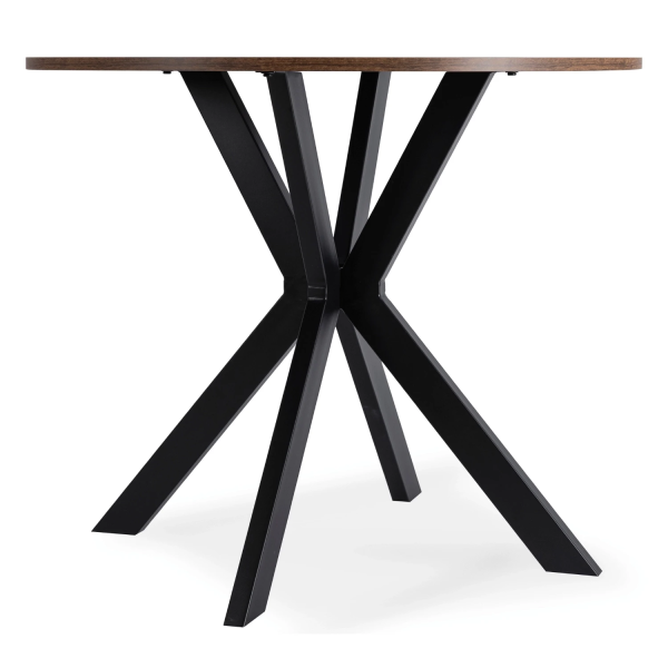 Stół Z 4 Krzesłami Zestaw Okrągły 80cm Komplet Do Salonu Jadalni Kuchni, 9456251