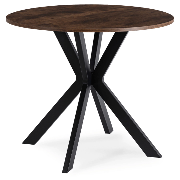 Stół Z 4 Krzesłami Zestaw Okrągły 80cm Komplet Do Salonu Jadalni Kuchni, 9456269