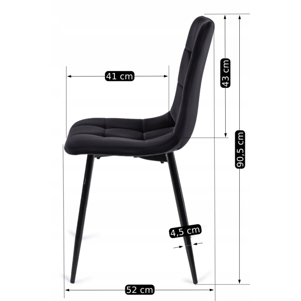 Stół Z 4 Krzesłami Zestaw Okrągły 80cm Komplet Do Salonu Jadalni Kuchni, 9456276