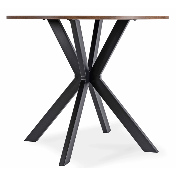 Stół Z 4 Krzesłami Zestaw Okrągły 90cm Komplet Do Salonu Jadalni Kuchni, 9456280