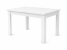 INSPIRO Stół C-2 biały 120–160 cm + 4 krzesła IK-10 brązowe, 9459101