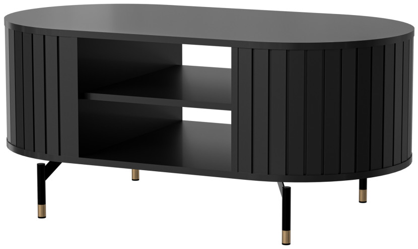 Stolik do salonu 56 cm czarny ZELDA, 9459448