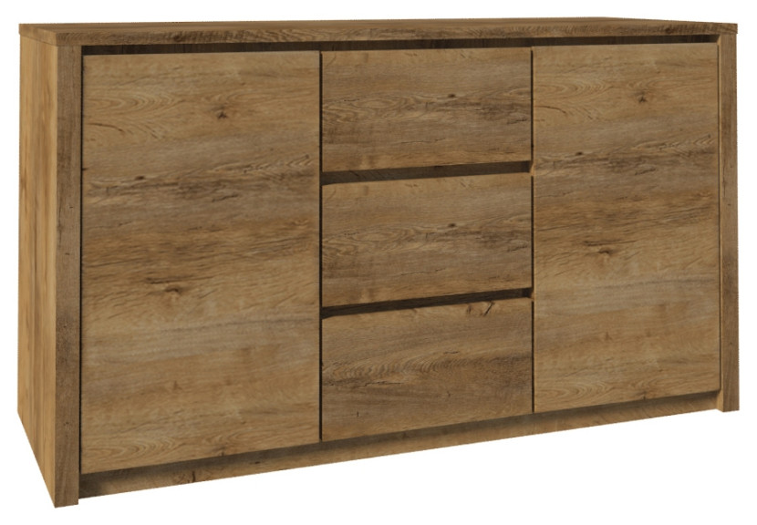 Komoda do salonu 140 cm dąb lefkas MERIZO, 9464519