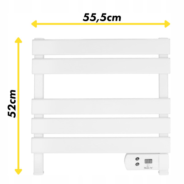 Grzejnik łazienkowy LYON 150W White, 9471715