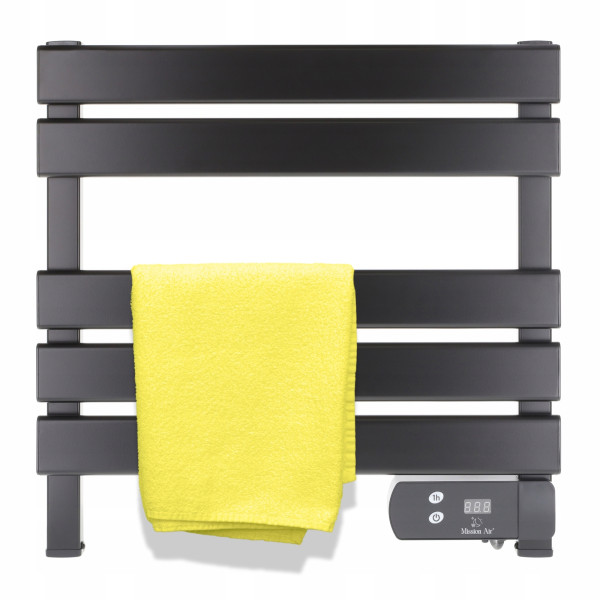Grzejnik łazienkowy LYON 150W Black, 9471791