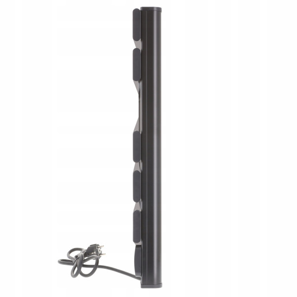 Grzejnik łazienkowy LYON 150W Black, 9471797