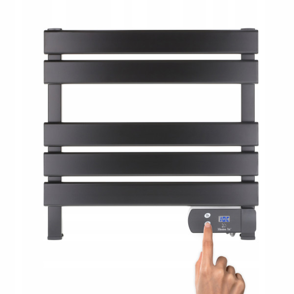 Grzejnik łazienkowy LYON 150W Black, 9471801