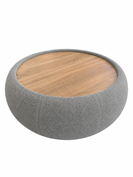 Okrągły Stolik kawowy Roundy Grafitowy, 9472636