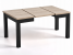 Stół rozkładany 90x90/130 dąb sonoma + nogi czarne, 9508339