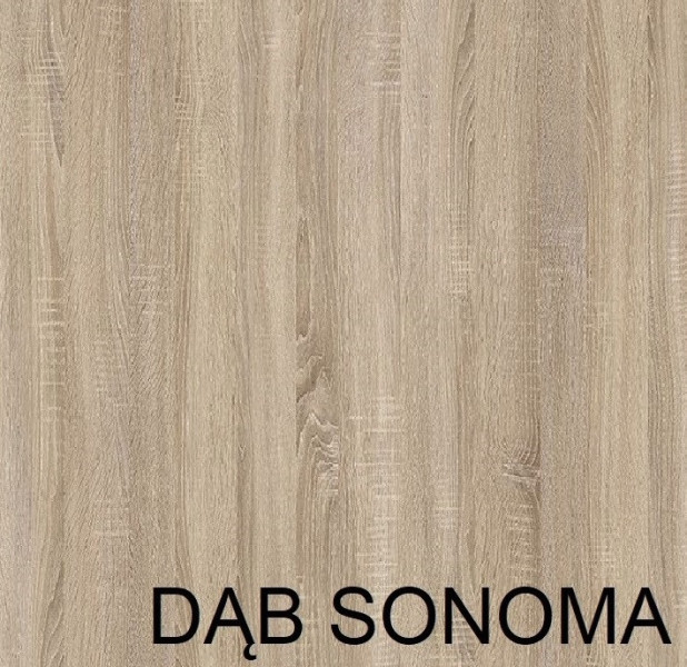 Stół rozkładany 90x90/130 dąb sonoma + nogi czarne, 9508340