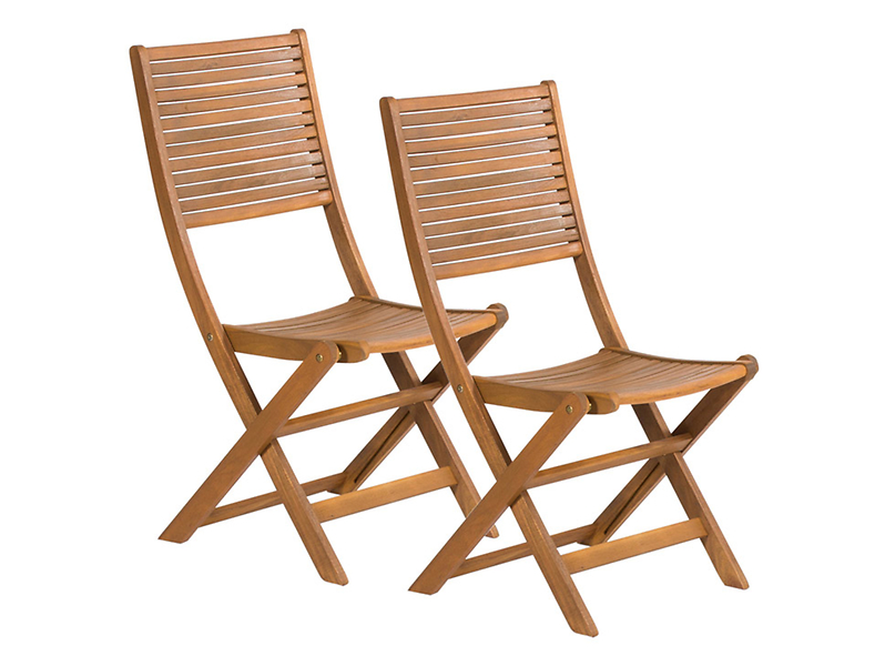 komplet składanych krzeseł ogrodowych 4012 T brązowe, 95420