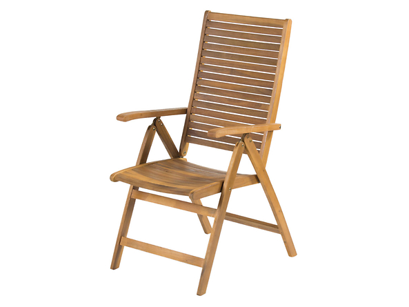 krzesło ogrodowe regulowane 4101 T brązowe, 95433