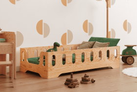 Łóżko pojedyncze drewniane TILA 2B Lakier - SMARTWOOD®