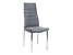 Inny kolor wybarwienia: krzesło velvet szary H-261