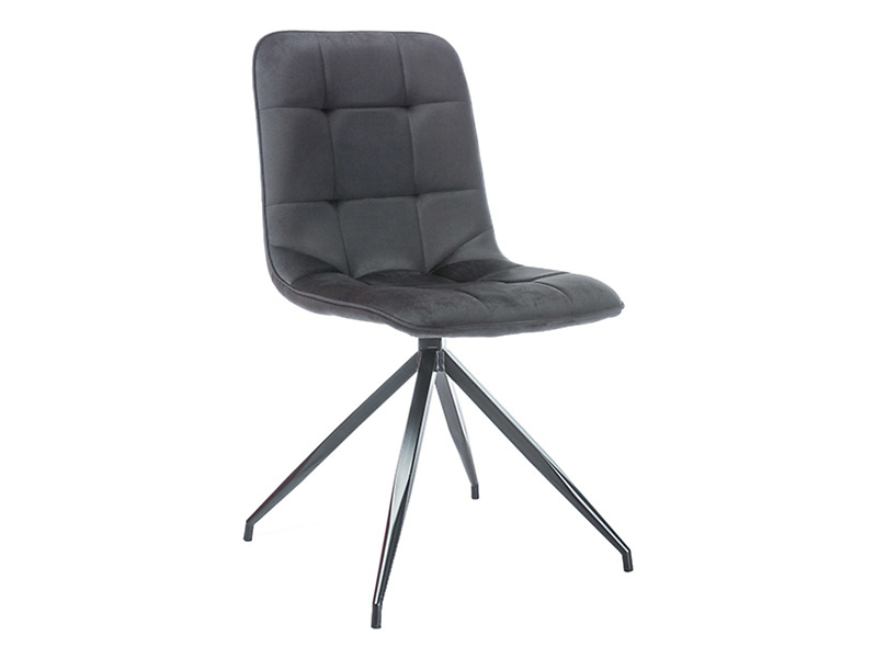 krzesło velvet czarny Texo Velvet, 95693
