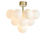 Inny kolor wybarwienia: lampa sufitowa Merlot 13-punktowa biało-złota
