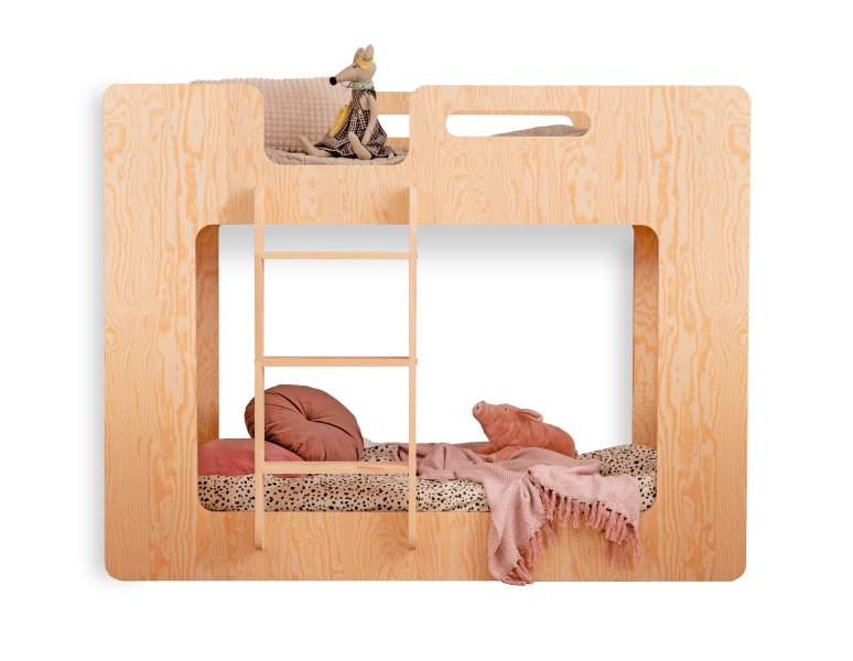 Łóżko piętrowe drewniane MIMI L - SMARTWOOD®, 959751
