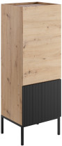 Komoda do salonu 50 cm z 2 drzwiami CIVO dąb artisan