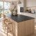 Blat do wyspy kuchennej HPL 120x125cm Black 0190SL, 9764992