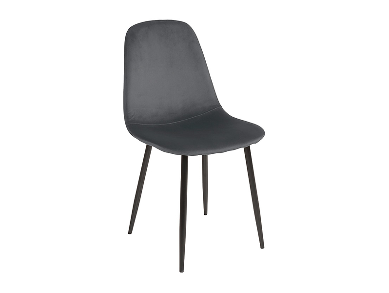 krzesło tapicerowane Stoke szare, 979169