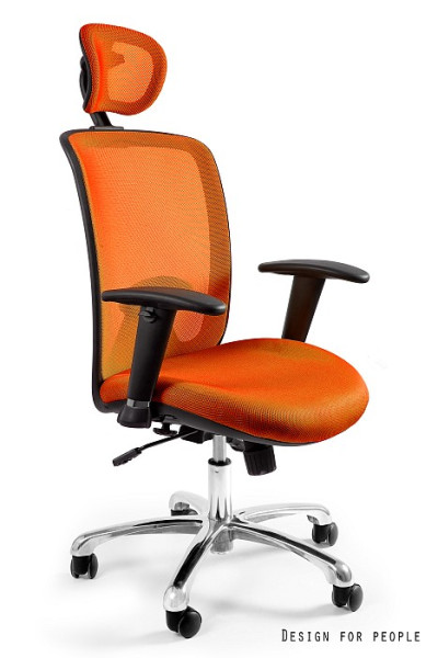 Fotel biurowy EXPANDER pomarańczowy, 982839
