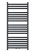 Grzejnik łazienkowy ROYAL-MIDDLE 950x630 czarny p, 9836422