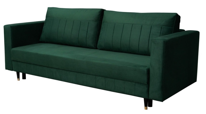 Sofa z funkcją spania ELA - butelkowa zieleń, 983793