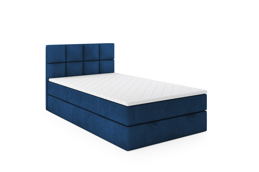 Łóżko Młodzieżowe Olaf 120x200 Niebieskie, 984101