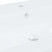 Umywalka Wpuszczana w Blat Ceramiczna Prostokątna Biała do Łazienki 81 cm, 9863279