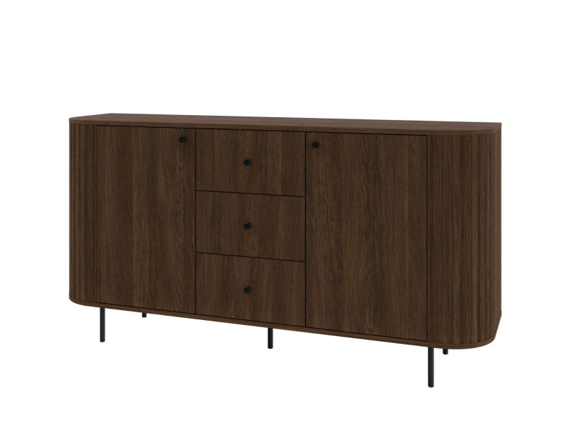 Elegancka komoda z trzema szufladami do salonu ZANTO DĄB DUNIN, 9870160