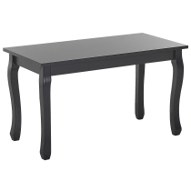 Stolik kawowy ława 80 x 40 cm czarny matowy