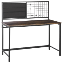 Biurko z tablicą na notatki 60x118cm ciemne drewno