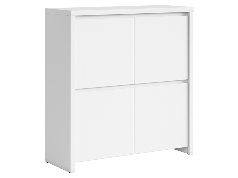 szafka Kaspian 105 cm czterodrzwiowa biała, 988617