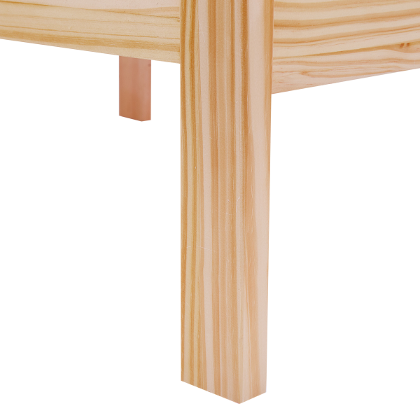 Łóżko ze stelażem 180x200 jasnobrązowe, 9886882