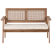 Zestaw ogrodowy drewniany 2 fotele sofa stolik, 9895871