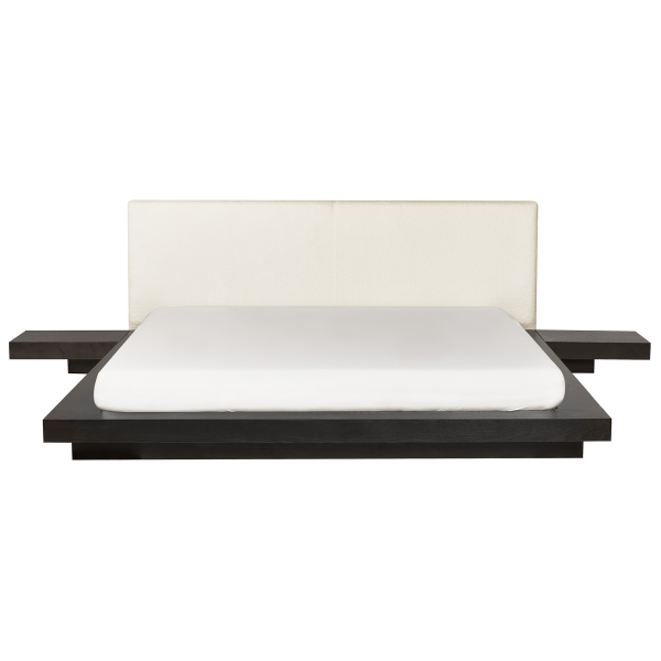Łóżko wodne materac boucle 180x200 jesion ciemny, 9899848