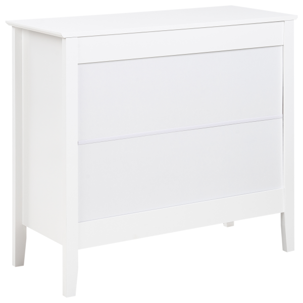 Komoda z 3 szufladami MDF salon sypialnia biała, 9900059