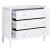 Komoda z 3 szufladami MDF salon sypialnia biała, 9900061