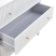 Komoda z 3 szufladami MDF salon sypialnia biała, 9900062