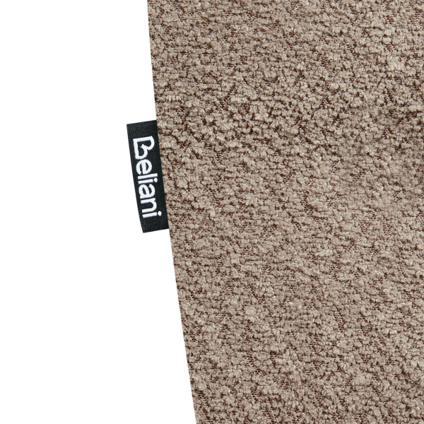 Fotel dziecięcy tapicerowany boucle brązowy, 9900471