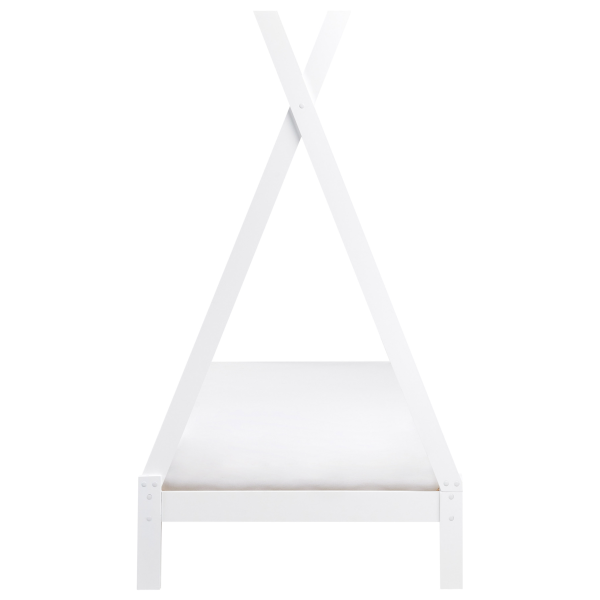 Łóżko dla tipi domek 90 x 200 cm białe, 9902844