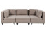 Inny kolor wybarwienia: Sofa modułowa tapicerowana 5-osobowa brązowa