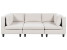 Inny kolor wybarwienia: Sofa modułowa tapicerowana 5-osobowa jasnobeżowa